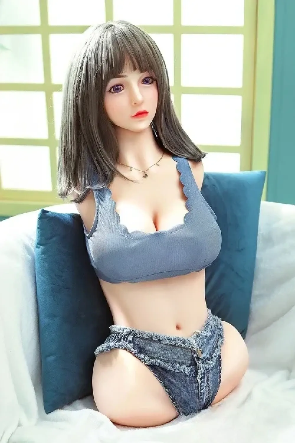 SY DOLL 可可 65cmトルソーラブドール 電動尻 綺麗な半身セックスドール TPE製 ノーマル肌