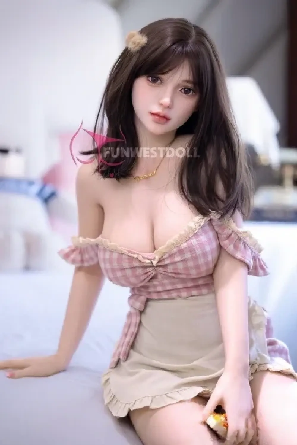 Funwest Doll #036 Lily 152cm清楚系 ラブドール 等身 大 美しい女性 リアル セックス 人形 TPE製 Dカップ 白い肌