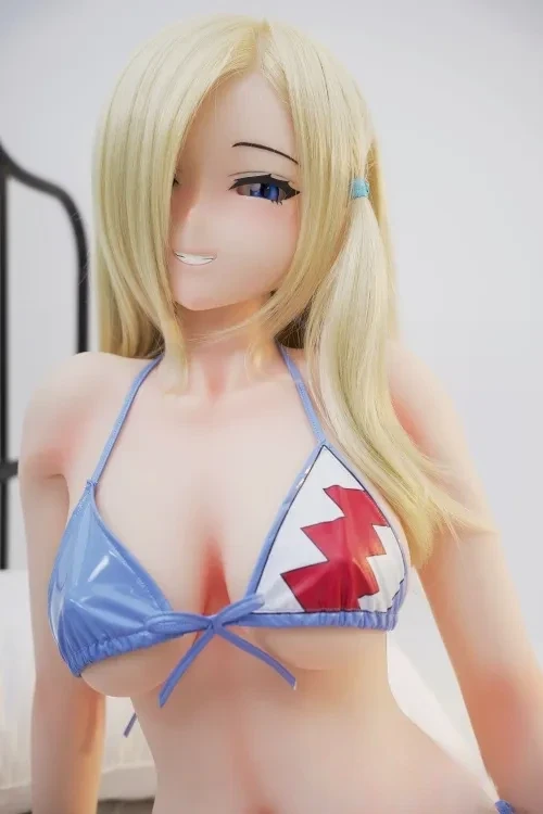 IROKEBIJIN 色気美人 Kasumi HSS148cm超ソフトシリコン製ラブドール リアル アニメ笑顔 ダッチワイフ 巨乳 Fカップ 白い肌