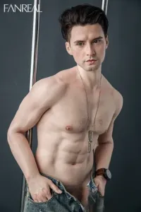 FANREAL Henry 173cm欧米風 フルシリコン製 マッチョ男性ラブドール 一体式ペニス 筋肉タイプ リアルドール ノーマル肌