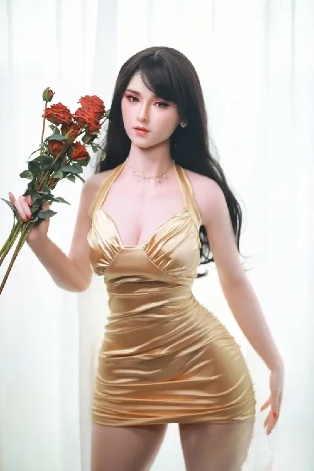 JYDOLL 淑雅 168cm妖艶な姿 熟女リアルドールシリコン製 Eカップ ノーマル肌 掲載画像は頭部スターメイク付き