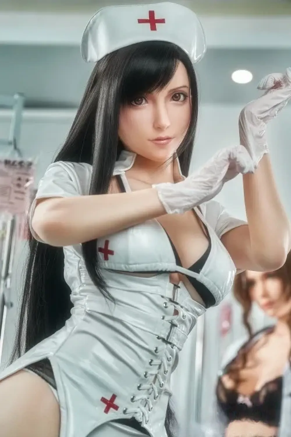 Game DOLL Lady No.03 Tifa 167cmシリコン製 超リアルナース美少女ラブドール ティファドール Dカップ ノーマル肌