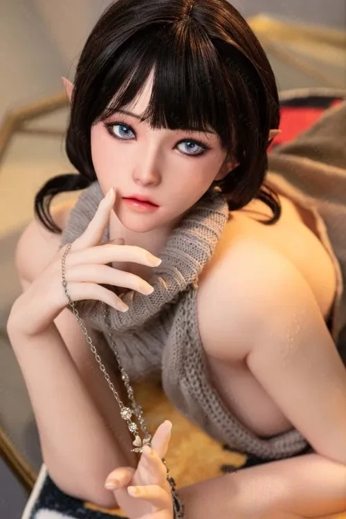 Bezlya Doll 2.0シリーズ 卡利亚 1番メイク 155cm M版 綺麗なエルフ ラブドール 高品質シリコン製ヘッドとTPE製ボディ Fカップ 巨乳美人セックス人形 ノーマル肌 口開閉＆口腔模擬付き