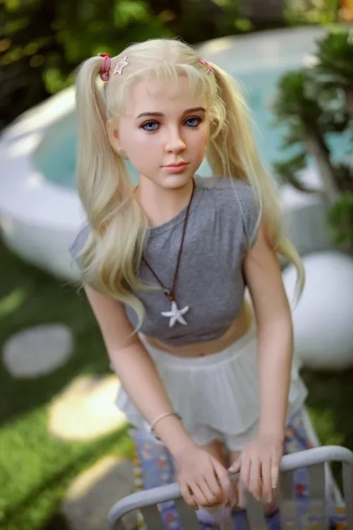 Rosretty S22 Chloe 150cmセクシーな金髪美人 フルシリコン製 等身大ラブドール Aカップ ノーマル肌