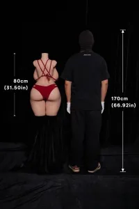 CLM(Climax Doll) ULW(超軽量化)シリーズ 22kg #884 トルソー (Nature) 80cm Kカップ フルシリコン製 半身ラブドール 情熱的な