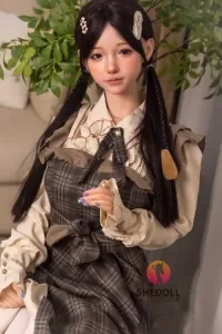 SHE DOLL 兮沅 148cm可愛い清純系リアルラブドール 等身大美人顔立ち綺麗 セックス人形 Dカップ ノーマル肌 掲載画像はフルシリコン製
