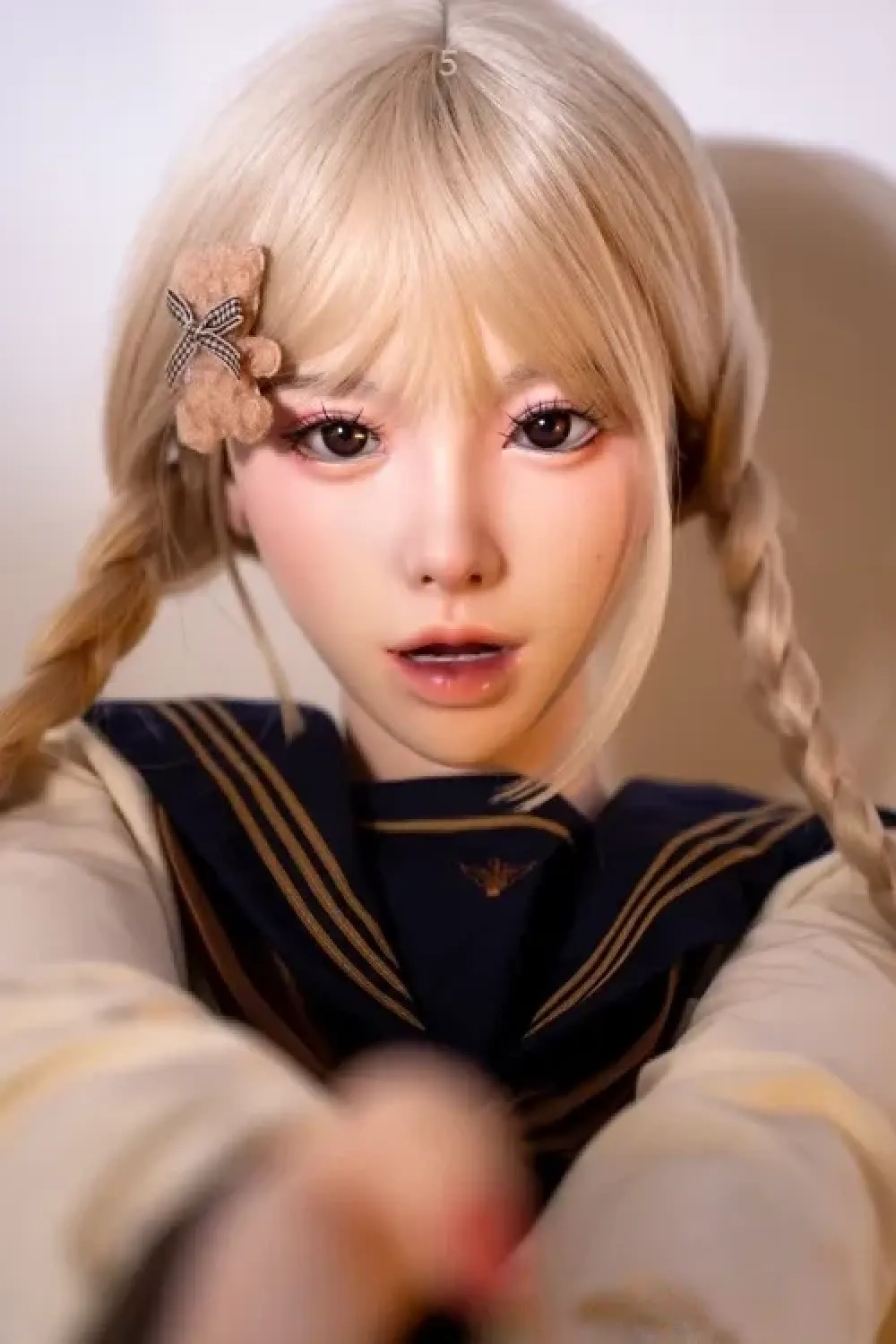 FU DOLL #32 小北 165cm 女子 上品系 フルシリコン製 ラブドール Fカップ 巨乳 軽量ドール ノーマル肌 口開閉＆口腔模擬付き