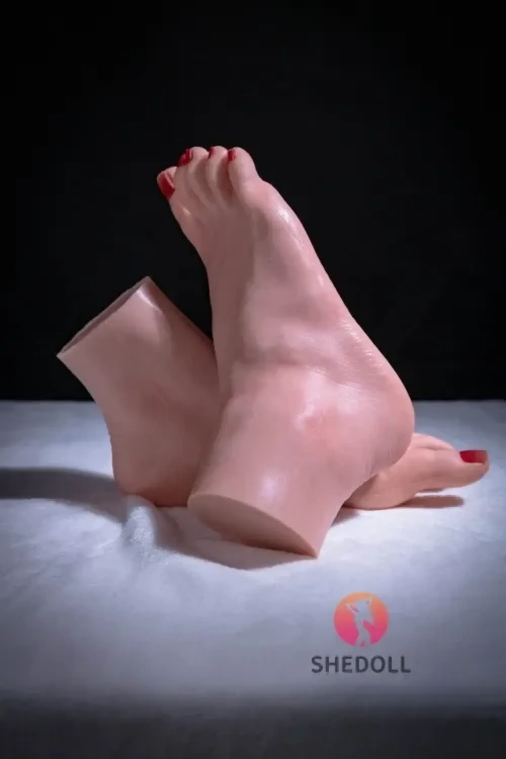 SHE DOLL 美しい足 トルソー 超リアル シリコン製足型モデルの型取り 足指関節付き ノーマル肌