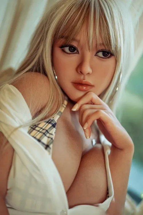SY DOLL #290 Mina 164cm フルシリコン製 Fカップ 巨乳セクシー金髪熟女ダッチワイフ 小麦肌
