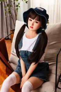 SHE DOLL #014 莹 148cm小柄ラブドール 可愛い童顔 Dカップ ノーマル肌 掲載画像はシリコンヘッド+TPEボディ