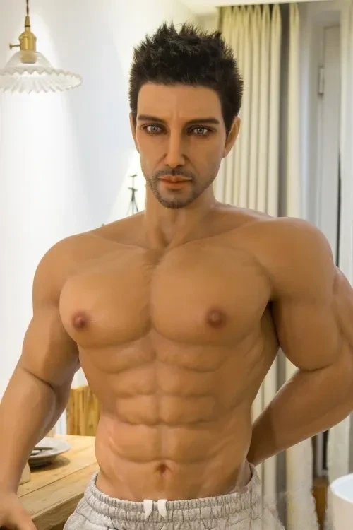 QITA DOLL #113 漢さん 177cm高身長 筋肉タイプ 男性ラブドール シリコン製 等身大 の 人形 ブラウン肌