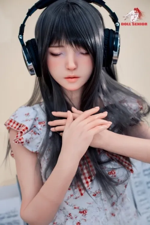 Doll Senior #28 夢「Dream」 165cm黒髪 清楚系美少女フルシリコン製 瞑り目ラブドール Bカップ ノーマル肌