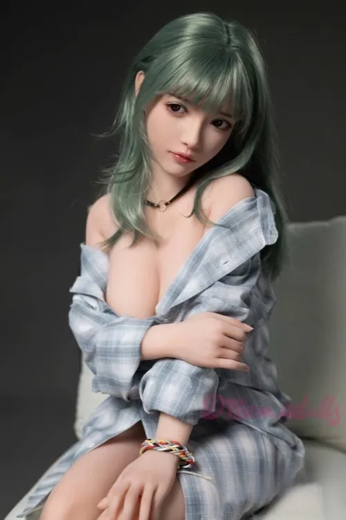 Dreamadolls DMD07 Bertha ROS口腔選択可 149cm緑髪 可憐で美しい女性型リアルドール Dカップ シリコンヘッド + TPEボディ ノーマル肌