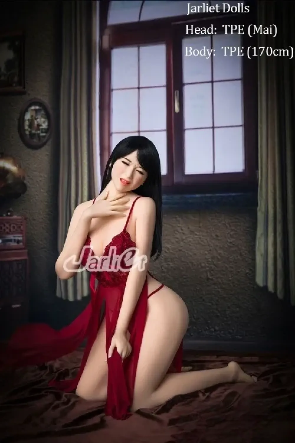 Jarlietdoll Jarlietシリーズ 麻衣 170cm閉じ目リアルダッチワイフ オーガズム顔 せっくす どー る TPE製 Gカップ ノーマル肌