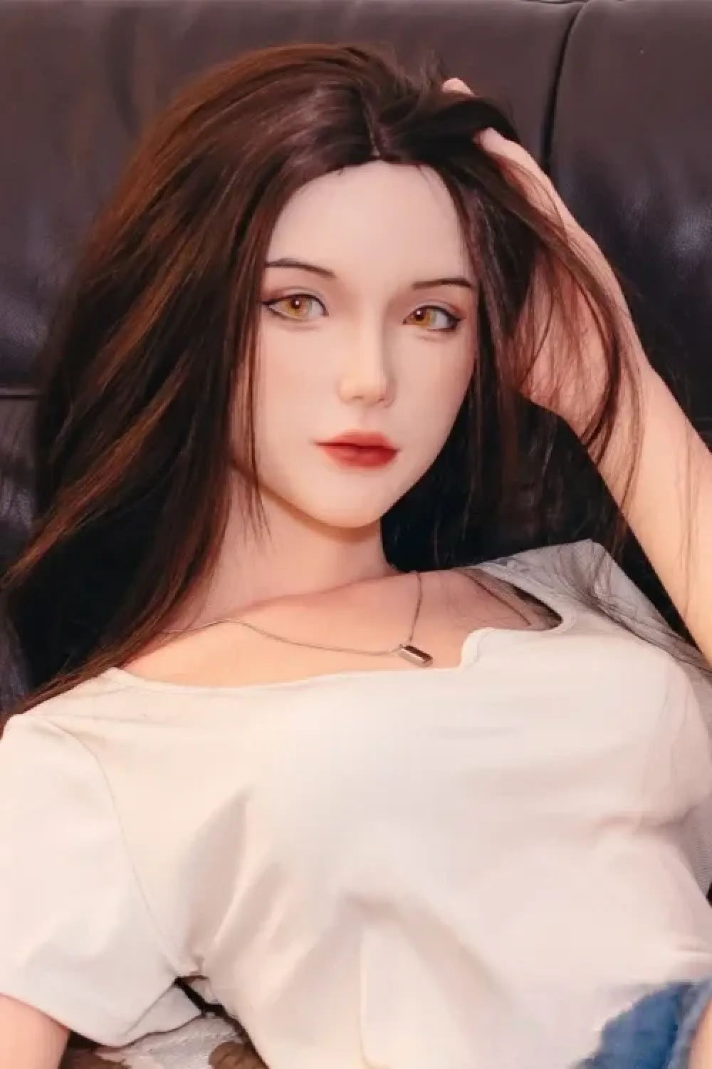 FU DOLL #16 言江 158cm清楚お姉さん系 高級リアルラブドール Cカップ ノーマル肌 掲載画像はフルシリコン製