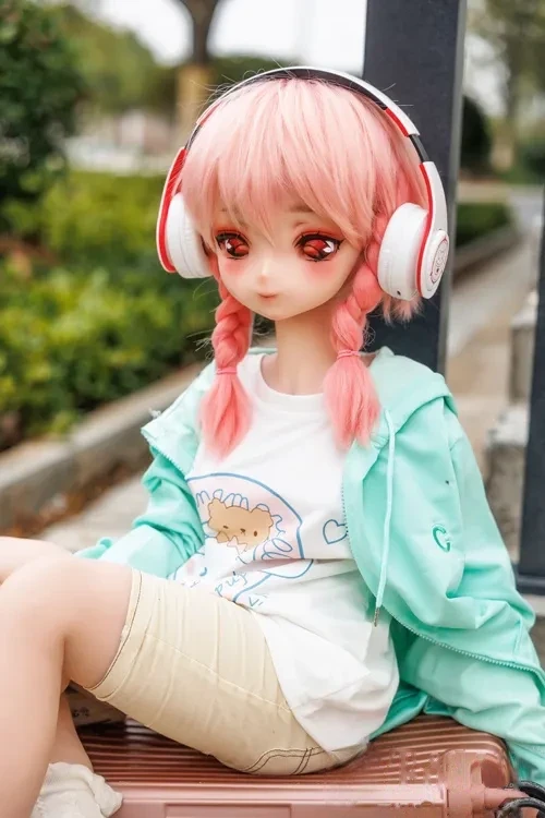 JYDOLL 伊童 123cmピンク髪アニメ風ラブドール TEP製 Cカップ ノーマル肌