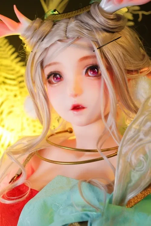MOZU DOLL 瑶児 145cm等身大ラブドール 可愛いの妖精 シリコンヘッド+TPEボディ Eカップ ノーマル肌