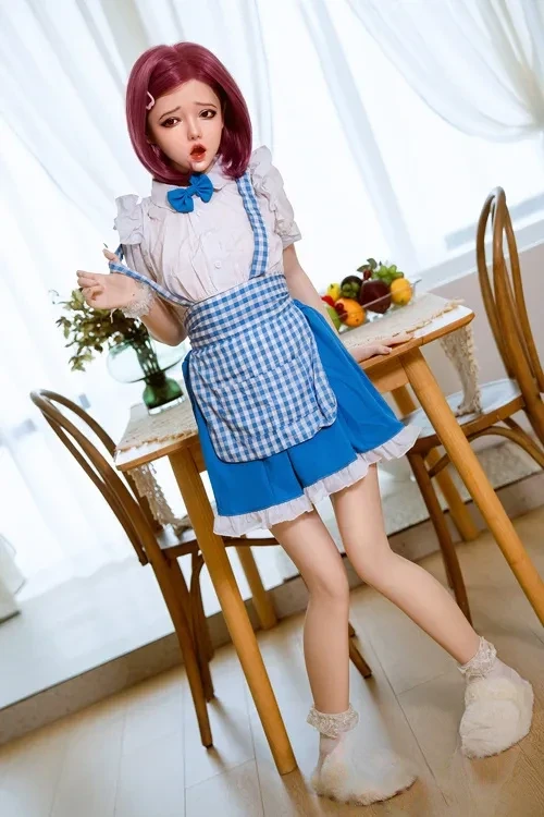 SY DOLL #291 Antonia 150cmキュート小顔女性 口開けラブドール フルシリコン製リアルドール Aカップ ノーマル肌 口腔通路がない