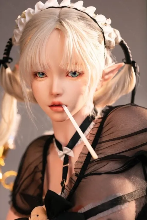 Bezlya Doll 2.0シリーズ 卡利亚 ULTRAメイク 155cm M版 妖精エルフ耳 シリコンヘッド+超ソフトTPEボディ Fカップ巨乳ラブドール ノーマル肌 口開閉＆口腔模擬付き