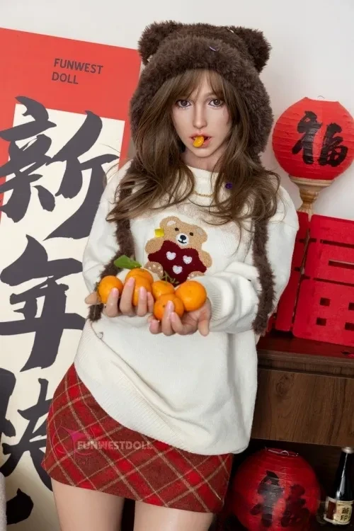 Funwest Doll #037SJ Bella 159cm熟女 セクシー ラブドール 等身 大 フルシリコン製 高級 ダッチワイフ Aカップ ノーマル肌