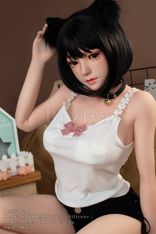 Bezlya Doll「MISSDOLL」 風鈴 149cm猫系女子可愛いラブドールシリコンヘッド