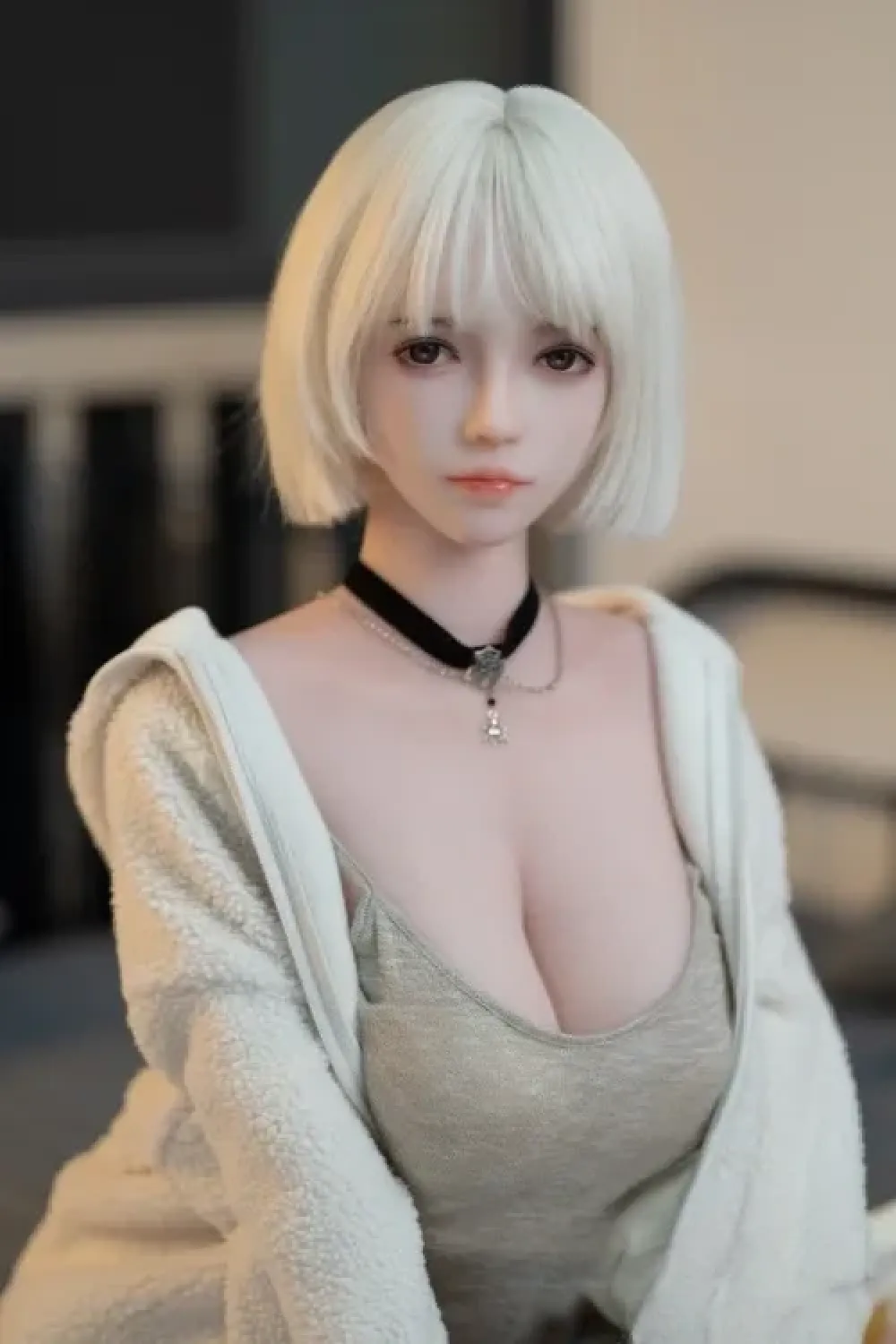 DL DOLL (CYシリーズ) #DS7 静香 しずか 169cm Fカップ 銀髪 美巨乳ラブドール 高級TPE製 等身 大 ドール ノーマル肌