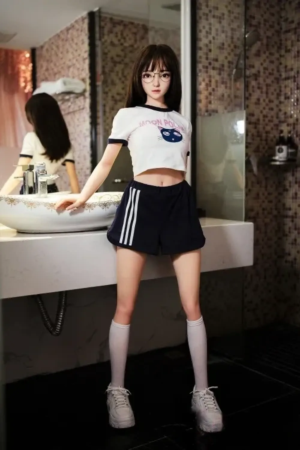 SHE DOLL 安妮 148cm清楚で可愛い美女系リアルドール Dカップ ノーマル肌 掲載画像はシリコンヘッド+TPEボディ