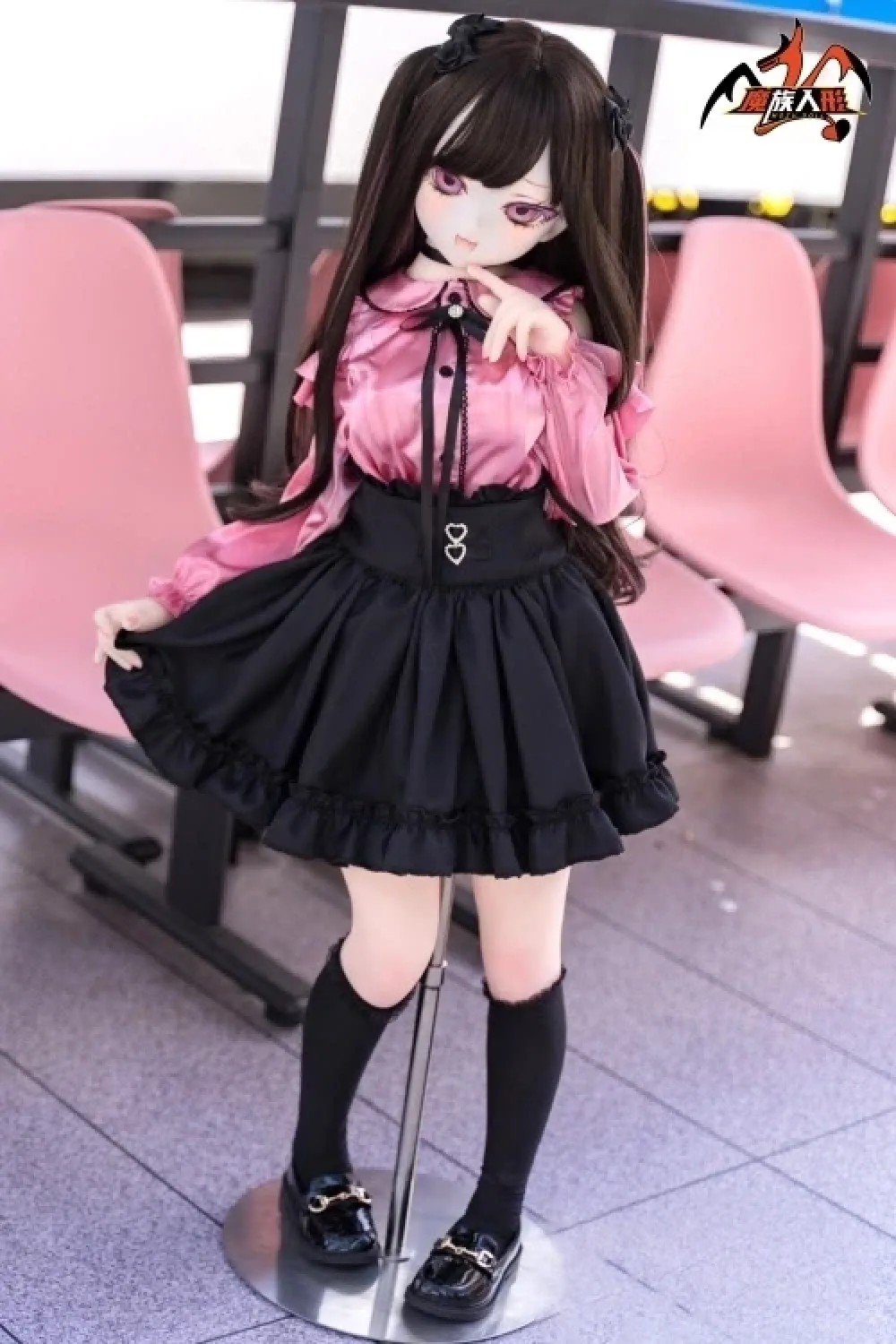MOZU DOLL魔族人形 佑莉 Yuri 121cm(SR級)可愛い地雷系制服美少女アニメラブドール PVCヘッド+TPEボディ 大胸 ノーマル肌 宣材写真と同じ衣装