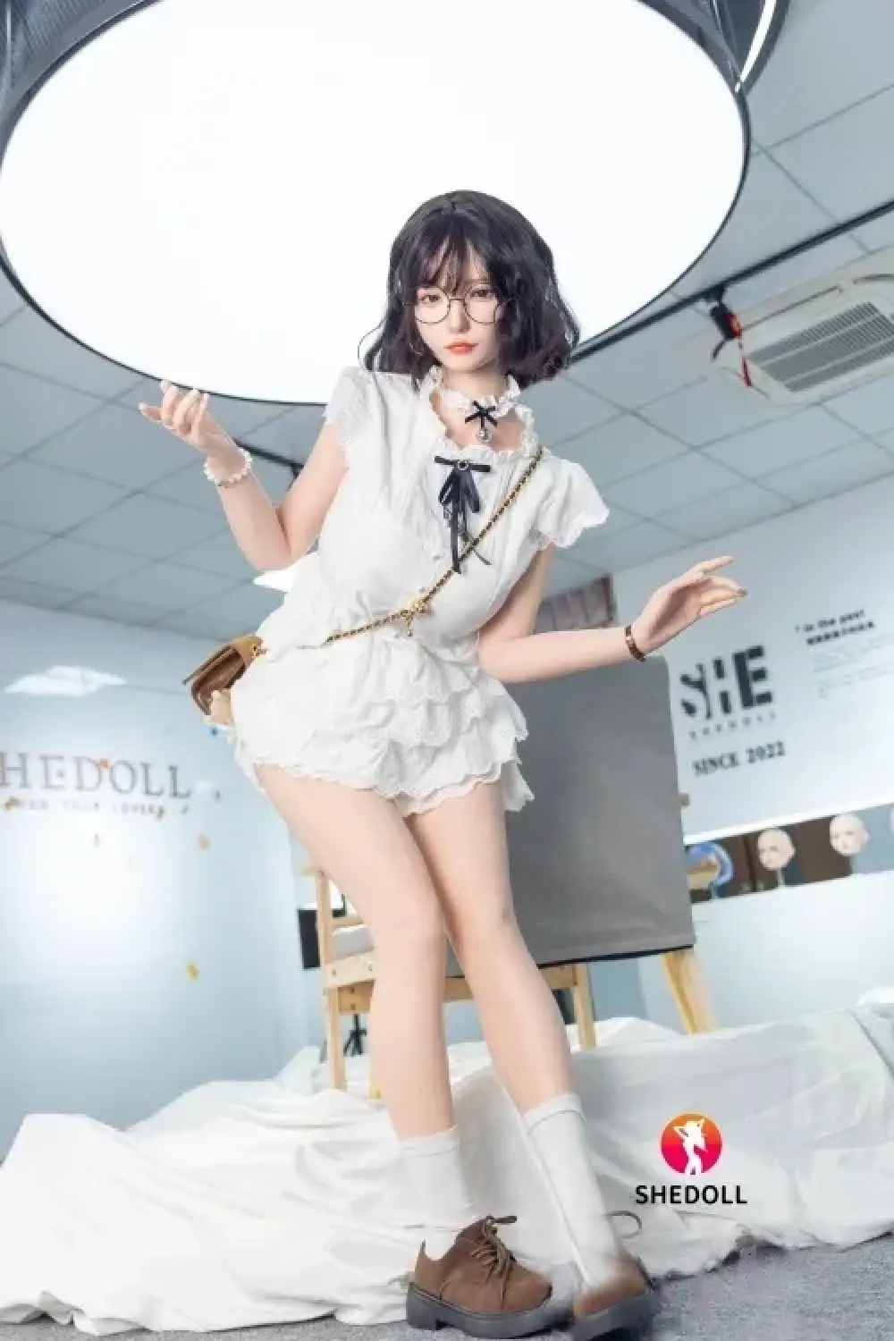 SHE DOLL 阿初 165cm清楚系美しいラブドール 曲線美や女性らしいボディリアルドール Fカップ ノーマル肌 口開閉＆口腔模擬付き 掲載画像はフルシリコン製