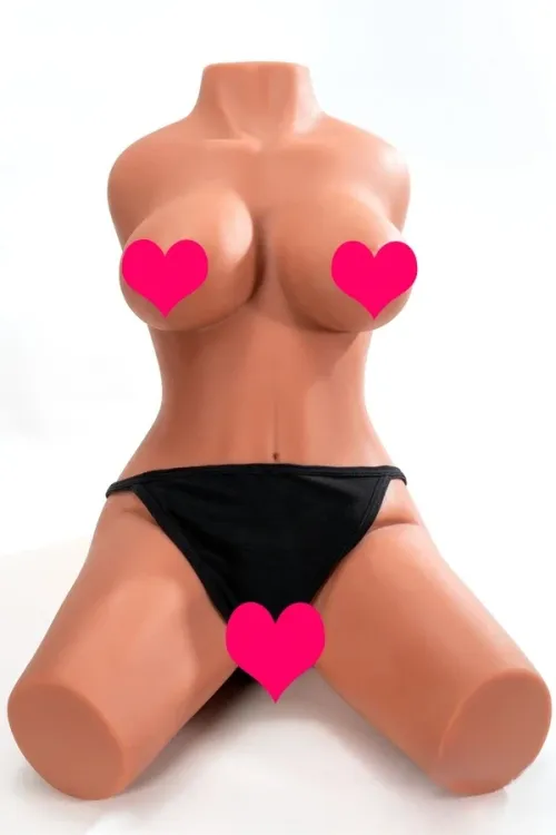 FIRE DOLL 新型B3トルソー 57cm半身ラブドール 巨乳 人形 TPE製 Eカップ ブラウン肌