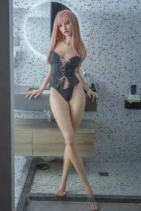 Jiusheng Doll #3 Lisa ROS口開閉＆口腔模擬付き 168cmピンクヘア 美しい外人 フルシリコン製等身大ラブドール Cカップ ノーマル肌