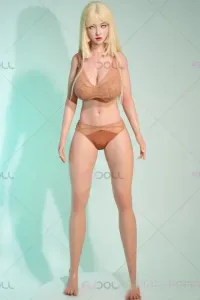 FU DOLL #J032 小北 157cm 爆乳Iカップ ギャル系 セクシーなラブドール リアル皮膚メイク付き フルシリコン製 等身大ダッチワイフ ノーマル肌 口開閉＆口腔模擬付き