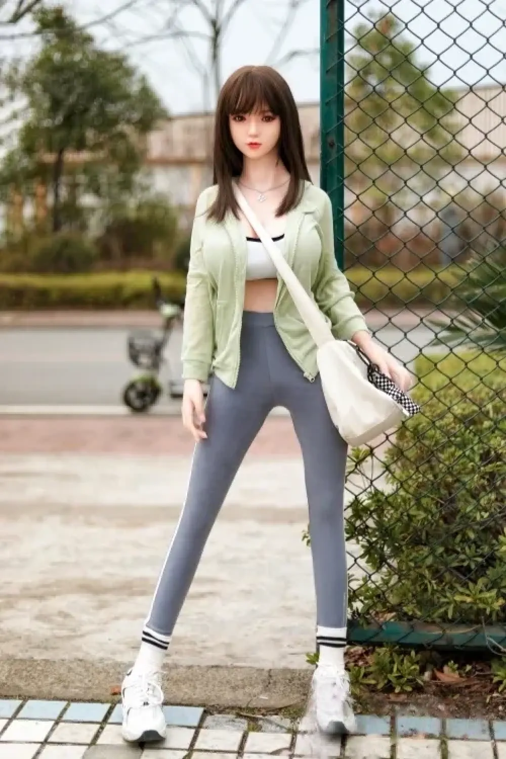 DL DOLL (YQシリーズ) #45 心乃美 148cmキレイ系ダッチワイフ 隣のお姉さん シリコンヘッド+TPEボディ Eカップ ノーマル肌