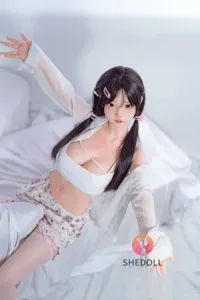 SHE DOLL カスタマイズメイク 洛伊2.0 口開閉＆口腔模擬付き 148cm可愛い可憐系 清楚系ラブドール エッチ セックス ドール Dカップ ノーマル肌 掲載画像はフルシリコン製