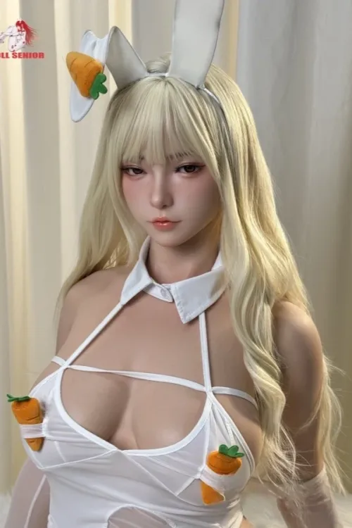 Doll Senior #29 水尺葵「Aoi」 160cm金髪美女 バニーガール姿 フルシリコン製 巨乳ラブドール Eカップ ノーマル肌