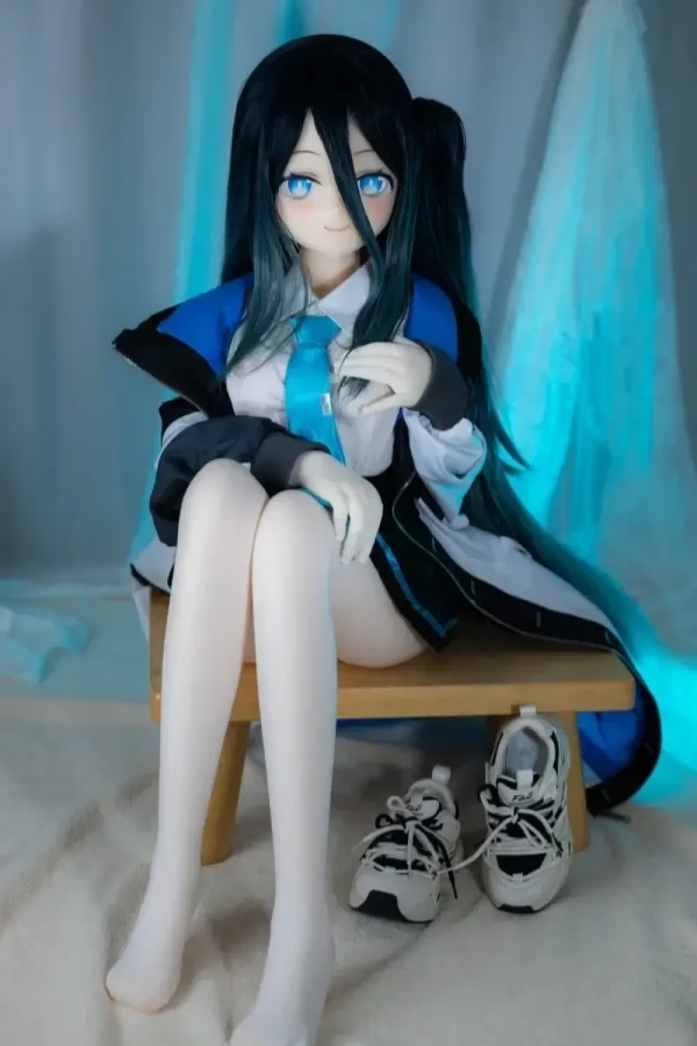 Aotume Doll 凹凸咪 #1 愛麗絲 145cm Bカップ アニメ ラブドールかわいい顔 二次元 人形 白い肌 掲載画像はシリコンヘッド+TPEボディ