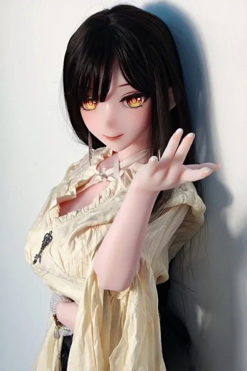 Elsa Babe AHR019番 水田新奈「Mizuta Nina」 148cm L大胸 美人姉 アニメドール フルシリコン製 キュートなリアルドール ピンク肌