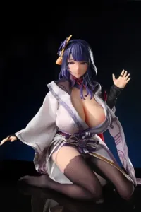 Otaku Doll 原神-雷電将軍 三つヘッド型選択可 65cm 3kg 人気ゲームキャラクターラブドール 美しいアニメ顔リアルドール PVCヘッド+シリコンボディ 宣材写真と同じ衣装
