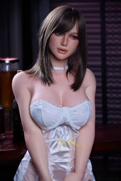 Irontech Doll S13 Celine 164cm Eカップ 巨乳 外人フルシリコン製 熟女リアルダッチワイフ AIOシームレスヘッドとボディの一体型 ノーマル肌