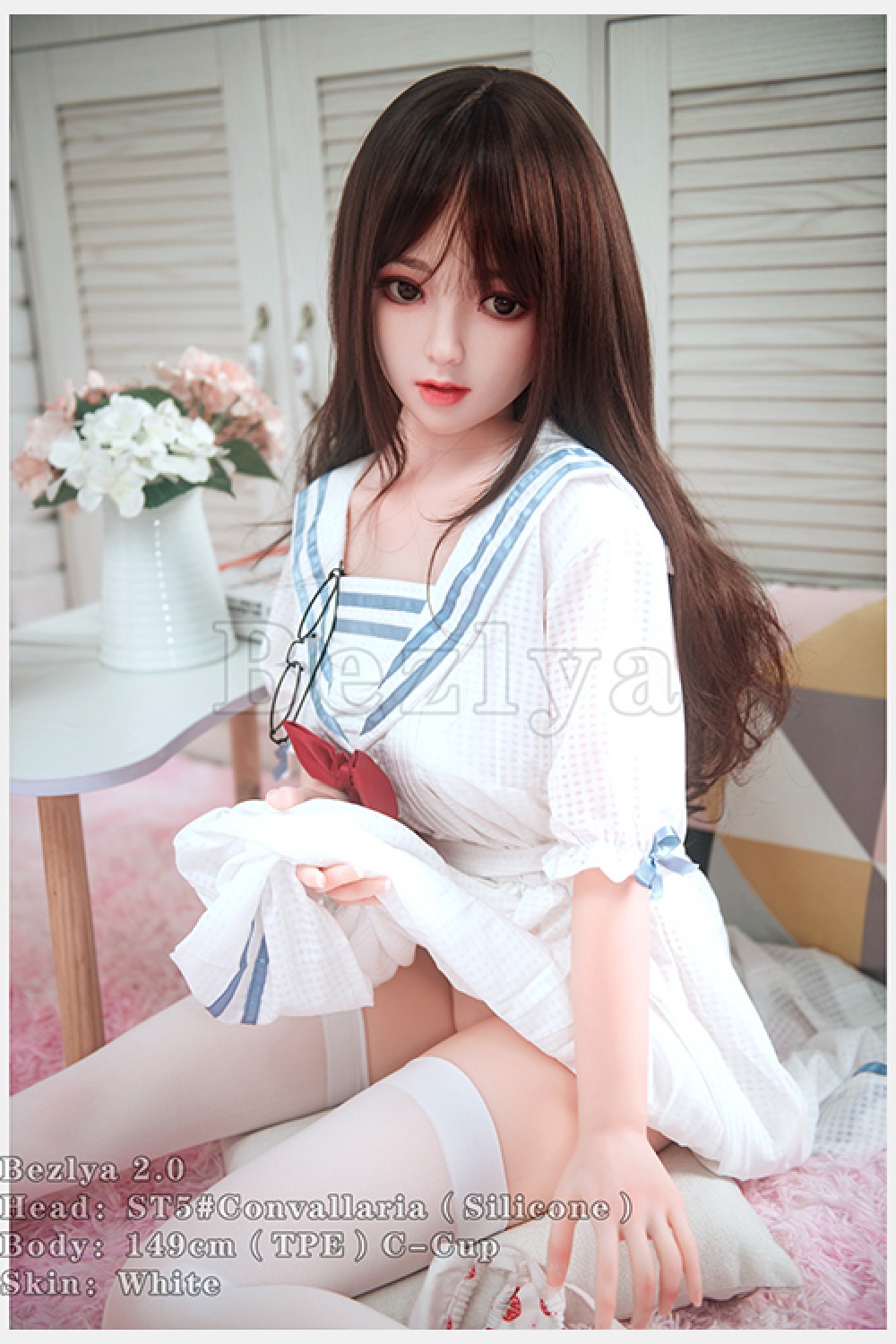 Bezlya Doll「MISSDOLL」 鈴蘭 149cm超かわいい 美女ラブドールシリコンヘッド