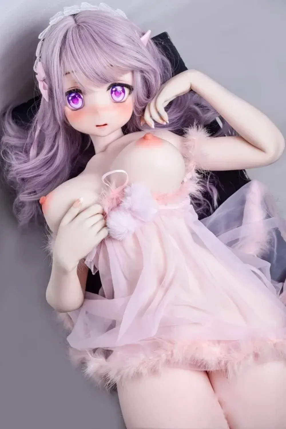 Elsa Babe RAD040番 清野檸檬「Seino Lemon」 140cm Fカップ 優雅系 フルシリコン製 リアル ラブドール 二次元系 アニメ人形 ピンク肌