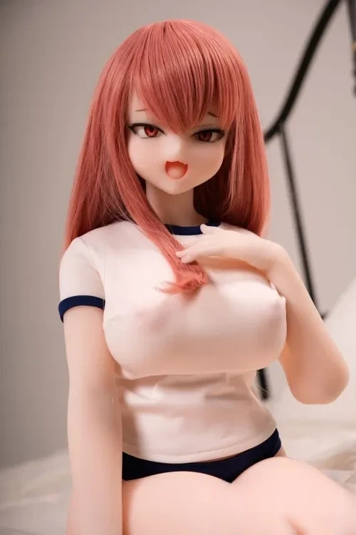 IROKEBIJIN 色気美人 Akari 90cm小型キュート アニメ風ダッチワイフ Fカップ 巨乳 S-TPE製ラブドール 白い肌