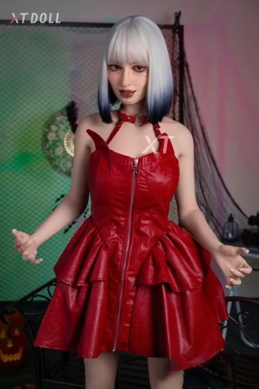 XTDOLL #XT-37-A Andrea 軽量化ボディ25kg 163cm等身大 欧米系 ラブドール フルシリコン製 コスプレ系 セックスドール Fカップ ノーマル肌 口開閉＆口腔模擬付き