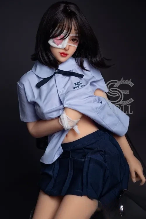 SE DOLL #108 Ariel.B 153cm可愛い TPE製 ラブドール タイの制服風スタイル アダルト 人形 Fカップ ノーマル肌