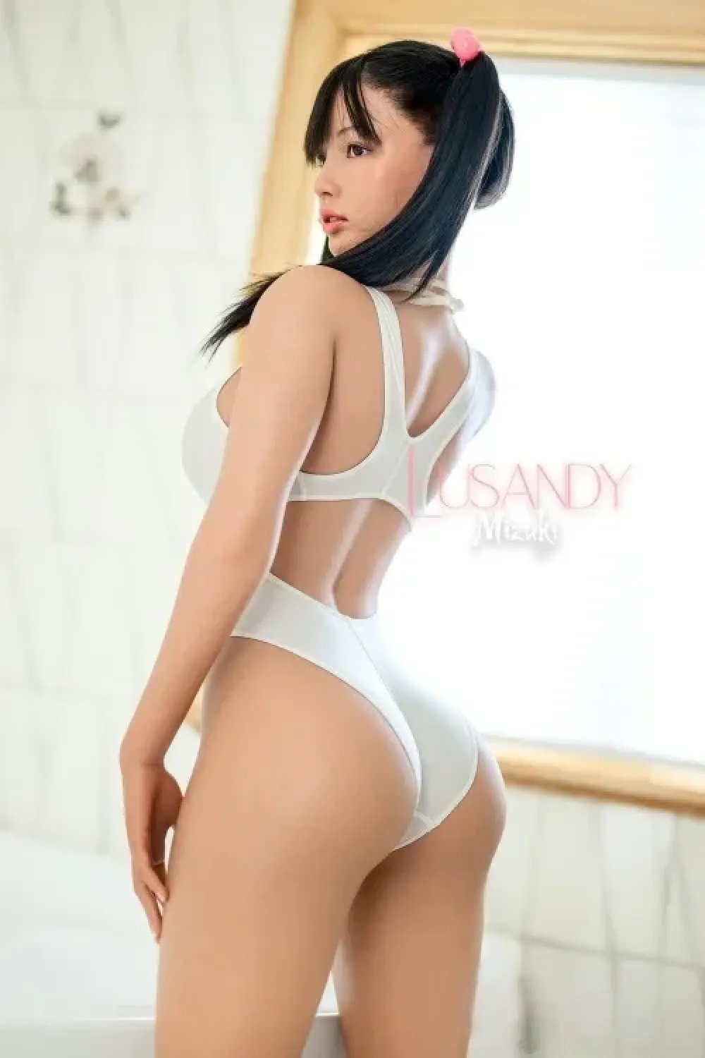 Lusandy Doll Mizuki 165cm水着美人ラブドール フルシリコン製 清楚なお姉さん系 セックス人形 Dカップ ブラウン肌