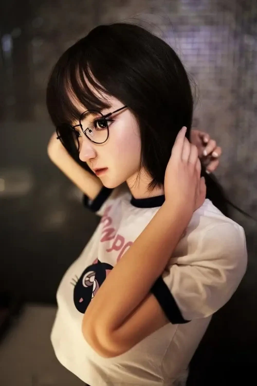 SHE DOLL 安妮 148cm清楚で可愛い美女系リアルドール Dカップ ノーマル肌 掲載画像はシリコンヘッド+TPEボディ