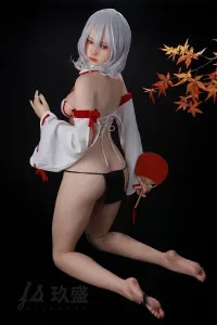 Jiusheng Doll #56B Kaiya 軽量化ボディ26kg 156cmコスプレ系 巫女 フルシリコン製 等身大リアルラブドール Bカップ ノーマル肌
