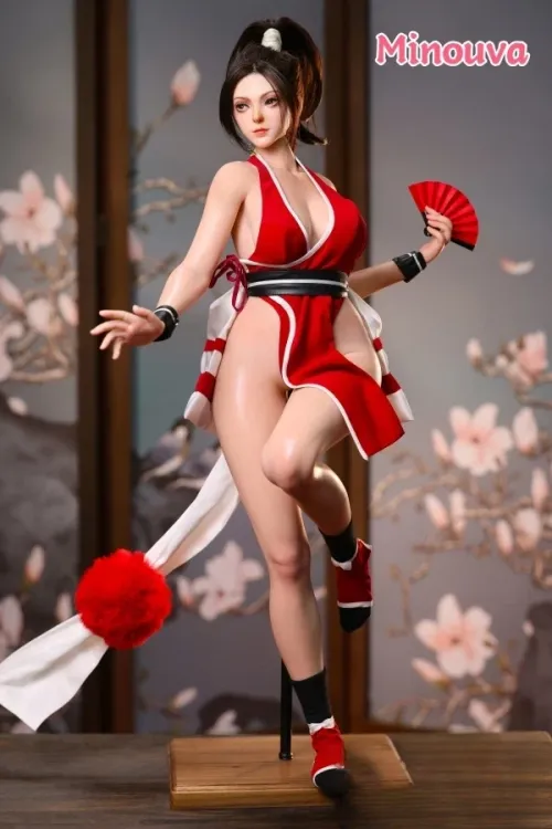 Minouva米诺 炎舞 75cm 5.2kg コスプレ 和風 ミニドール フルシリコン製ラブドール 白い肌