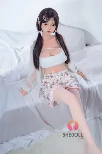 SHE DOLL カスタマイズメイク 洛伊2.0 口開閉＆口腔模擬付き 148cm可愛い可憐系 清楚系ラブドール エッチ セックス ドール Dカップ ノーマル肌 掲載画像はフルシリコン製