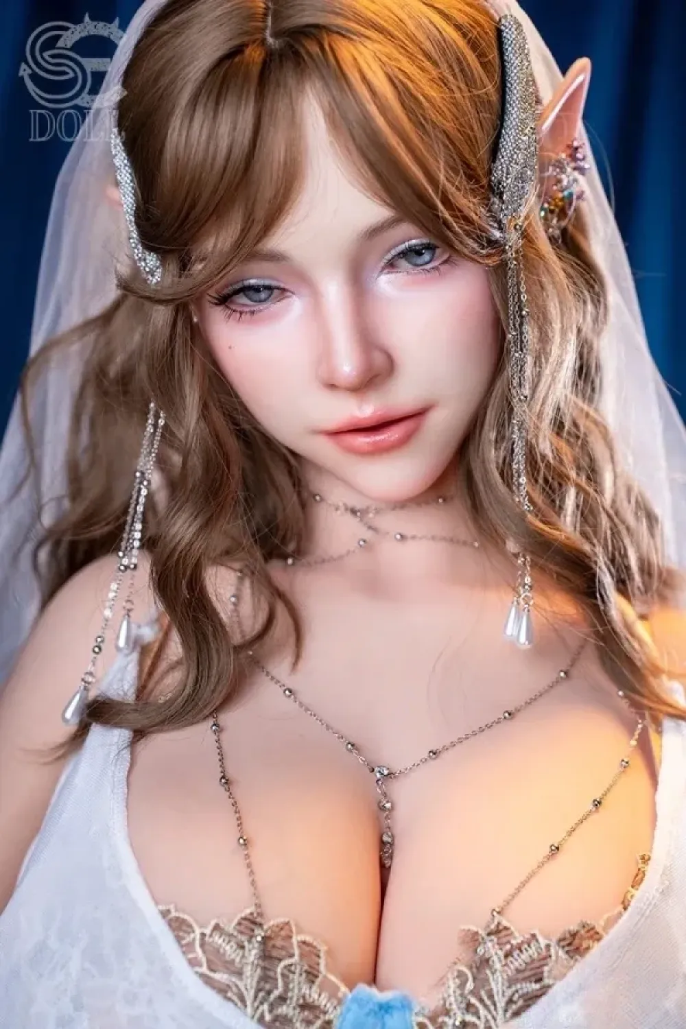 SE DOLL #068SO Annika.L ROS顎機能付き T157cm巨乳 細腰 魅惑のエルフ耳美女 フルシリコン製 ラブドール 人形 リアル皮膚メイク付き Iカップ ノーマル肌